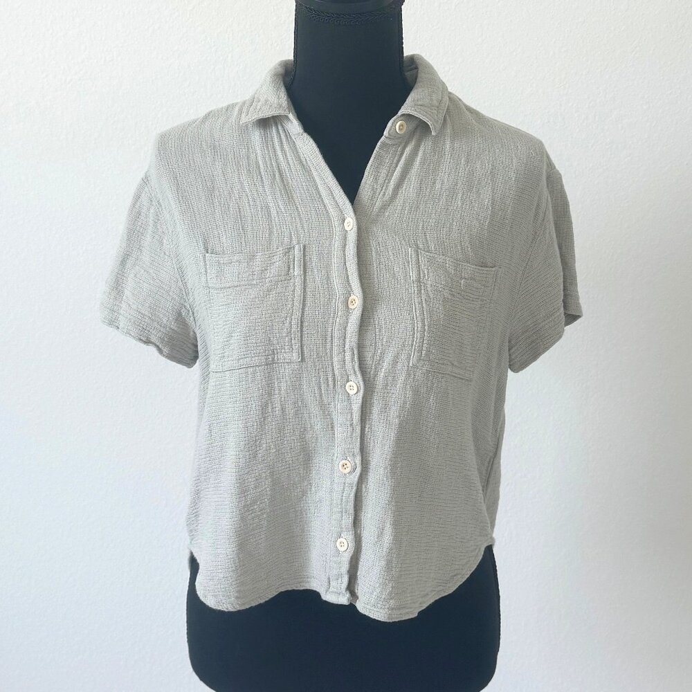 Madewell Mint Green Camper Shirt